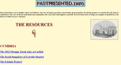 Desktop Screenshot of pastpresented.info